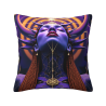 Housse de coussin en peluche à motifs exotiques - Okomall