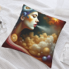 夢幻星空美人毛絨抱枕套 - Okomall