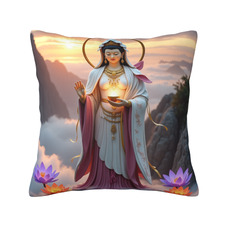 Zen Lotus Goddess Kissenbezug - Okomall