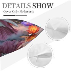 Housse de coussin de déesse de lotus zen - Okomall