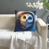 Housse de Coussin Peluche Chat Etoilé - Okomall