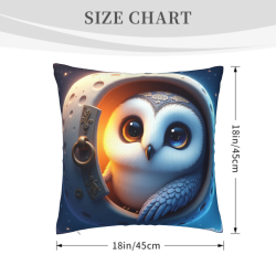 夢幻星空貓咪毛絨抱枕套 - Okomall