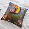 Coperta di cuscino in peluche a tema foresta incantata - Okomall