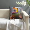 Coperta di cuscino in peluche a tema foresta incantata - Okomall