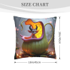 Housse de coussin en peluche sur le thème de la forêt enchantée - Okomall