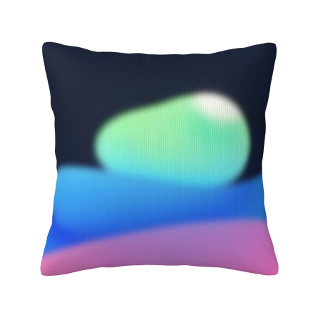 Housse de coussin en peluche dégradée - Okomall