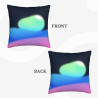 Housse de coussin en peluche dégradée - Okomall