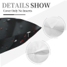 Coussin décoratif à motifs de gouttes abstraites en peluche - Okomall