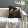 Housse de coussin en peluche sur le thème de l'espace - 18x18 pouces | Okomall