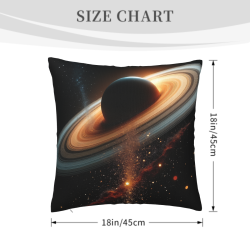 星空毛絨抱枕套 - 18x18英寸 | Okomall