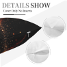 Funda de cojín de felpa con tema de estrellas - 18x18 pulgadas | Okomall