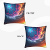 Funda de cojín de peluche 'Via Láctea Brillante' - Decoración para el hogar Okomall