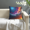 Copri cuscino in peluche 'Via Lattea Splendente' - Decorazione per la casa Okomall