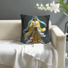 禪意蓮花女神毛絨抱枕套 - Okomall