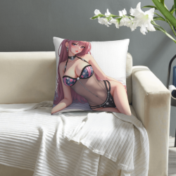 Housse de coussin en peluche pour fille mignonne - Okamall