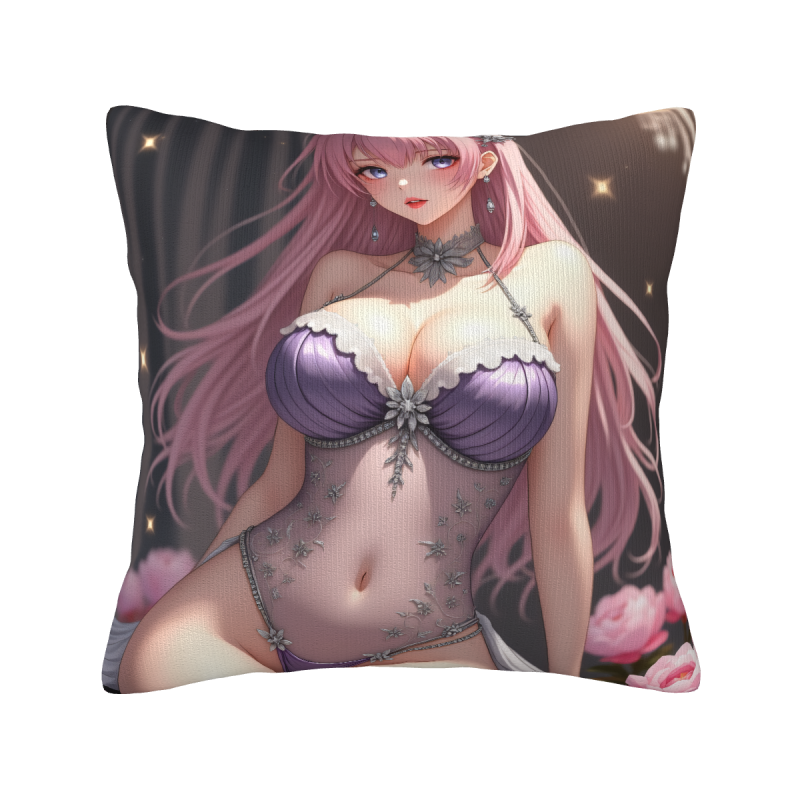 Housse de coussin en peluche Dreamy Girl - Okomall