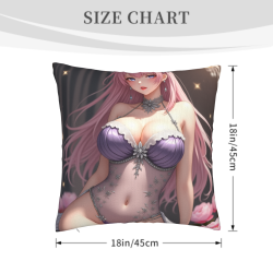 Housse de coussin en peluche Dreamy Girl - Okomall