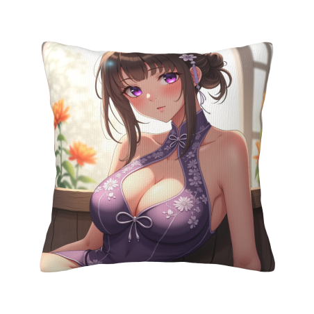 精美動漫少女抱枕套 - Okomall