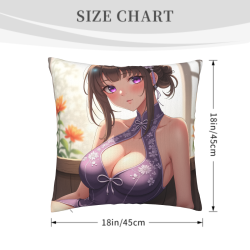 Federa Cuscino Anime Ragazza Bella - Okomall