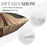 Funda de Almohada de Peluche de Doble Cara - Retrato Elegante de Mujer | okomall