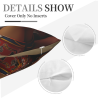Housse de coussin en peluche artistique abstraite de personnages - Okomall