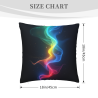 Housse de coussin en peluche avec effet chatoyant - Okomall