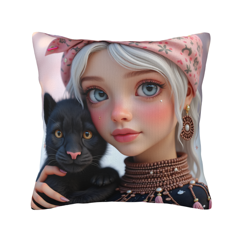 Housse de coussin en peluche pour fille de rêve - Boutique officielle OkoMall