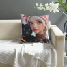 Housse de coussin en peluche pour fille de rêve - Boutique officielle OkoMall
