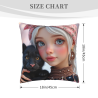 Housse de coussin en peluche pour fille de rêve - Boutique officielle OkoMall