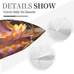 وسادة فروية بتصميم بوذا أفويلوكيتشيفارا - 45 × 45 سم | OKOMALL
