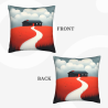 Housse de coussin en peluche double face - Okomall