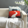 Housse de coussin en peluche double face - Okomall