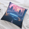 ぬいぐるみクッションカバー「星空の夜」- 18x18インチ | OKOMALL