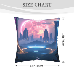 ぬいぐるみクッションカバー「星空の夜」- 18x18インチ | OKOMALL