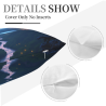 星夜毛絨抱枕套 - 18x18英寸 | OKOMALL