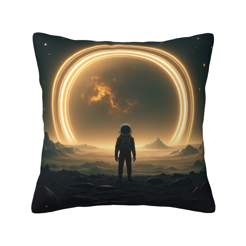 Starry Night Wonder Plush Pillow Cover - Okomall