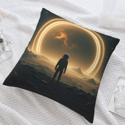 Funda de Almohada de Peluche 'Paisaje Estelar' - Okomall