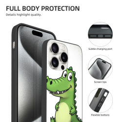 Cute Dinosaur iPhone 15/15 Pro/15 Pro Max Case - OKOMALL