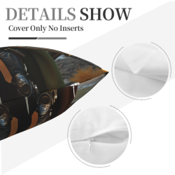 Medieval Knight Crest Plush Pillow Cover - Okomall