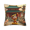 Cute Monkey Theme Plush Pillow Cover - OKOMALL