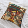 Carino cuscino in peluche con tema di scimmia - OKOMALL