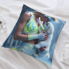 Federa Cuscino in Peluche Ragazza da Sogno - okomall