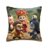 Monkey King Theme Plush Pillow Cover - Okomall