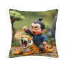 功夫少年抱枕套 - 18x18英寸 | Okomall