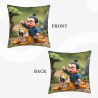 Federa cuscino Kung Fu Boy - 18x18 pollici | Okomall