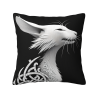 Housse de coussin en peluche à motif celtique - Okomall