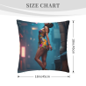 Psychedelic Charm Plush Pillow Cover - Okomall