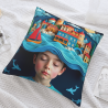 Dreamy Ocean Double-Sided Plush Pillow Cover - Okomall