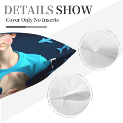 Dreamy Ocean Double-Sided Plush Pillow Cover - Okomall