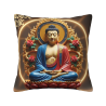 Zen Lotus Plush Pillow Cover - Okomall